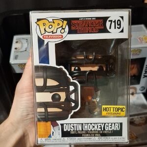 Funko Pop Dustin Hockey Gear Figure